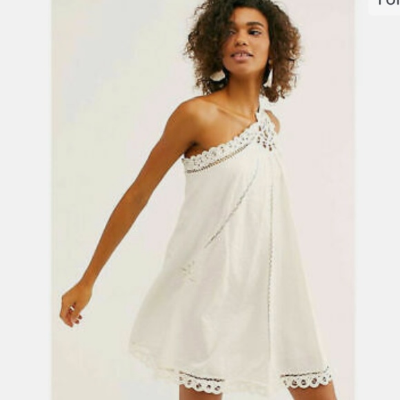 Free People Dresses & Skirts - Free people Billie battenburg lace dress in white